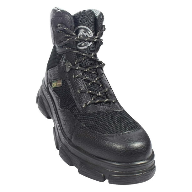 BOTA INDUSTRIAL CLIFF HOMBRE NEGRO PIEL 3703 LEON 3703p