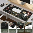 thumbnail image 4 of Funda de escritorio iCasso 4 en 1, diseño floral, tamaño XXL, con reposamuñecas, 4 of 8