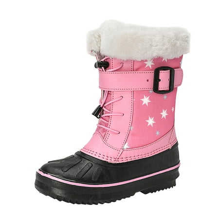 

Yinguo Children Shoes Snow Boots Girls Boys Outdoor Boots Waterproof Warm Boots With Cotton Snow Boots