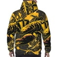 thumbnail image 7 of Daiia Urban Graffiti Scorpion Illustration for Men's Fashion Hoodies & Sweatshirts with Kangaroo Pocket Hooded Sweatshirt Breathable & Moisture Wicking-Large, 7 of 7
