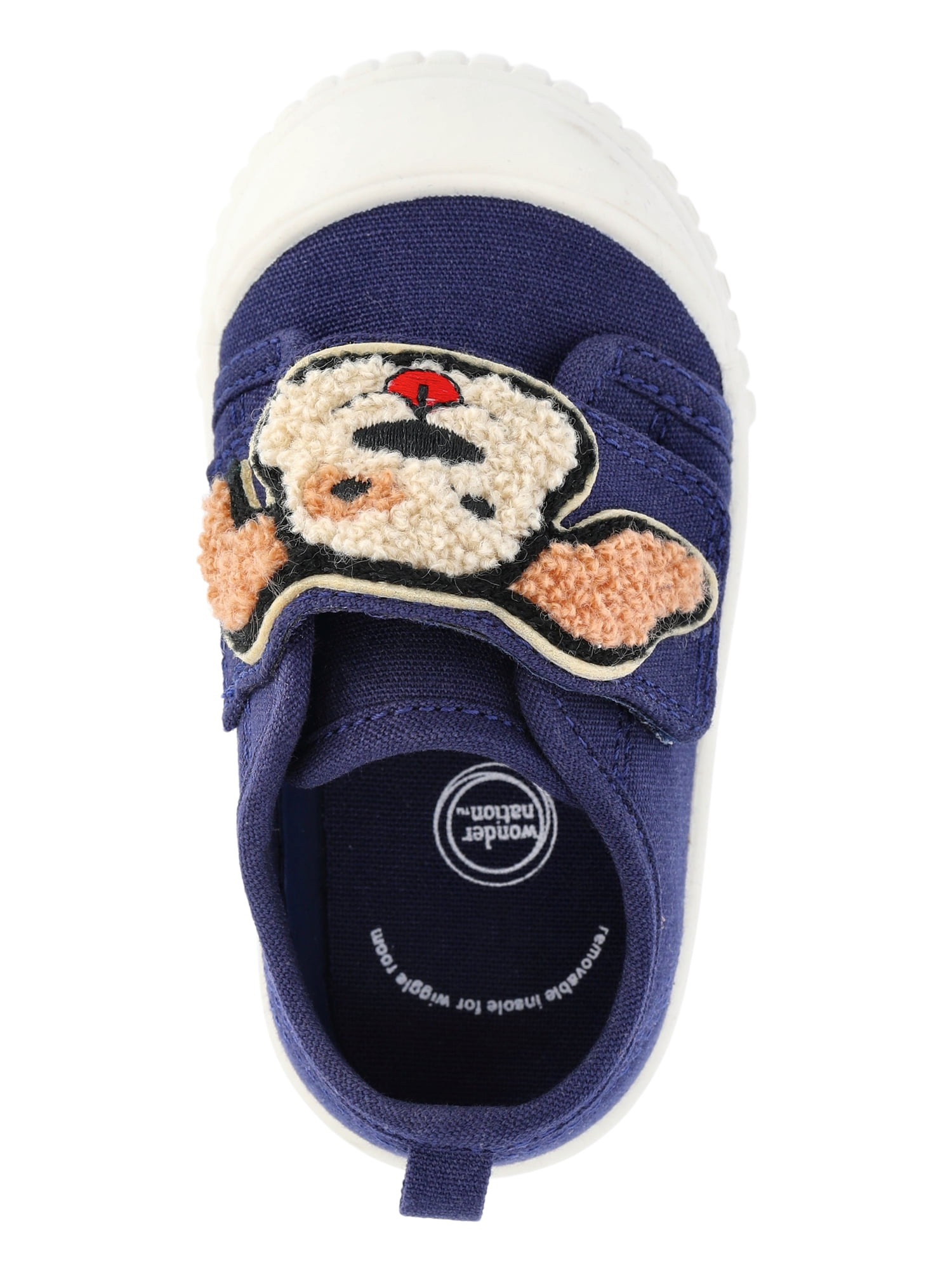 Wonder Nation Baby Boys Dog Canvas Sneakers
