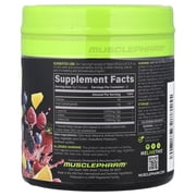 MusclePharm BCAA Essentials Powder, Post Workout Recovery, 30 Servings, Fruit Punch