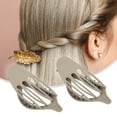 thumbnail image 3 of Unique Bargains 3pcs Plastic Hair Claws Hair Clips Hair Barrettes for Women Beige 4.69''x1.89''x1.02'', 3 of 7