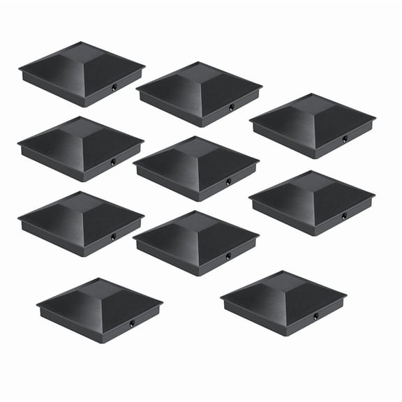 12 Pack 4x4inch Post Caps,Fence Post Covers Outdoor Waterproof, Fits Wood/Vinyl Posts for Deck Fence Mailbox Patio Decor