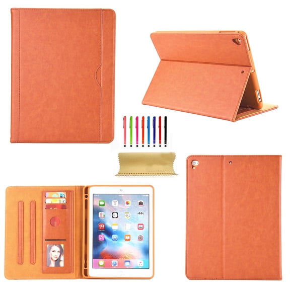 iPad Mini Case/iPad Mini 2 Case/iPad Mini 3 Case/iPad Mini 4 Case, Allytech PU Leather Folio Smart Full Protector Cover Flip Case with Stand Feature Smart Cover with Auto Wake/Sleep, Yellow