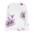 thumbnail image 3 of 2023 Sweat-Shirt Mode pour Femmes 50% de Réduction Liquidation Col Rond Imprimé Pull Ample à Capuche Manches Longues, 3 of 5