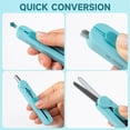 thumbnail image 5 of NUSIGN 2-in-1 Retractable Box Cutter & Scissors Set, Portable Utility Knife with Safety Blade, Multipurpose Tool,4 Pack, 5 of 7