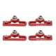 thumbnail image 5 of Pastillas de freno C para bicicleta de carretera, 4 unidades, ligeras, plegables, con pinza extensible rojo, 5 of 8