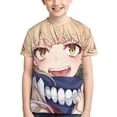 thumbnail image 1 of T-Shirt Graphique Himiko Toga pour Garçons et Filles, Col Rond, Manches Courtes, Impression 3d, Hauts Tees, 1 of 8