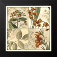thumbnail image 2 of Vision Studio 20x20 Black Modern Framed Museum Art Print Titled - Botanical Quadrant IV, 2 of 5