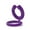 Purple, variant on TLUDA Dual Penis Ring for Men, Silicone Erection Enhancing Ring Adult Sex Toys for Men Couples,Black