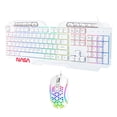 thumbnail image 1 of Teclado Y Mouse Alámbrico TechZone Edición Cometa Plug&play Color Del Mouse Blanco Color Del Teclado Blanco, 1 of 5