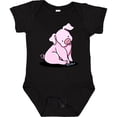 thumbnail image 3 of Inktastic Sitting Pig Boys or Girls Baby Bodysuit, 3 of 5