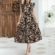 thumbnail image 1 of WILLBEST Vestidos Primavera Verano 2025 Vestido Informal Holgado Con Cuello En V Y Estampado Plisado Para Mujer, 1 of 3