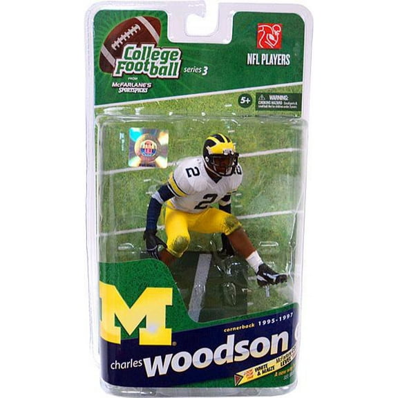 McFarlane Toys Series 3 Charles Woodson Action Figure [White Jersey]