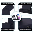 thumbnail image 4 of Big Promotion! Aluminum Alloy Wireless Charger  3 in 1 Wireless Charging Stand Station Dock for  Watch Series  AirPods Pro   etc- Include 18W USB-C Charger, 4 of 6