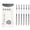 A, variant on 6PCS Bulk Custom Pens Personalized, Practice Question Pen, Bulk Custom Pens, Ballpoint Pen Set Of Stationery Items, Office Employee Graduation Teacher Appreciation Gifts - Black