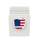 thumbnail image 1 of Estuche de escritorio forma mapa estrellas rayas bandera Ohio USA, 1 of 4
