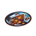 thumbnail image 2 of RYRDWP Halloween Pumpkin Stained Glass Window Hanging Decoration, 2 of 6