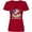 Red, variant on Memorial Day Never Forget Our Heroes Bald Eagle Women's V-Neck T-Shirt
