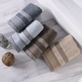 thumbnail image 5 of 2 paquetes de pañuelos, toallas de algodón para uso en el baño, toallas absorbentes suaves de secado rápido (gris), 5 of 5