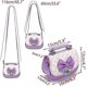 thumbnail image 2 of Bolso de mensajero de la PU del Bowknot de las muchachas Bolso del cuerpo cruzado Mini bolso de mensajero del totalizador de las modas con la manija, 2 of 5