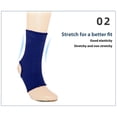 thumbnail image 3 of Ankle Brace Socks, Breathable Comfortable Flexible Compression Sleeve for Boxing, Outdoor Sports, 3 of 7
