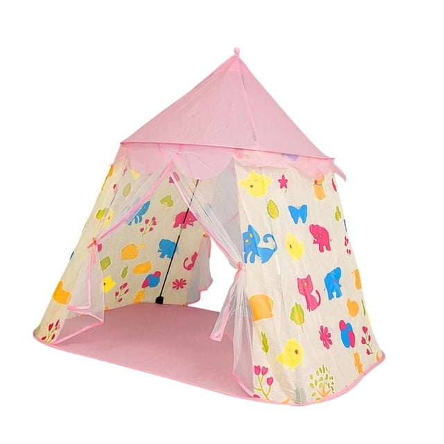 Tienda de Juegos para Niños Strade Fareast Limited Tipo Castillo Rosa 125 cm x 90 cm x 125 cm