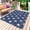 Blue, variant on 4th of July Outdoor Rug 5x7 Ft - Reversible Patio Rug Outdoor Camping Rugs, Vintage Independence Day Blue Star Washable Indoor Outdoor Area Rugs, Non-Slip Outdoor Carpet Runner for Deck/Porch