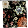 thumbnail image 4 of Boho Floral Shower Curtain Abstract Flower Blossom Bathroom Curtains Vintage Botanical Mid Century Modern Bathtub Decor with Hooks 84 x 70 in, 4 of 6
