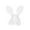 White, variant on Women Lace Bunny Ear Headband With Veil Decorative Hair Accessory Party Headpiece