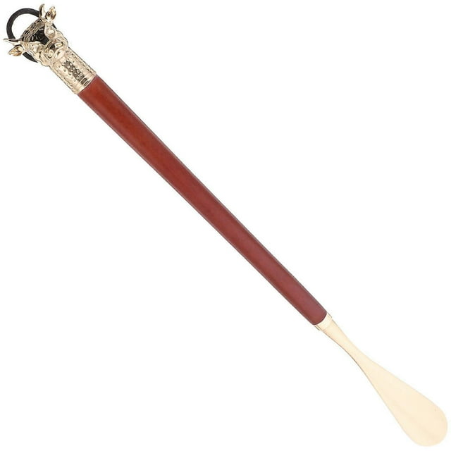 Shoe Horn 46cm Long Handle Senior Shoe Horn Cow Head Decoration Men Women Shoe Horn