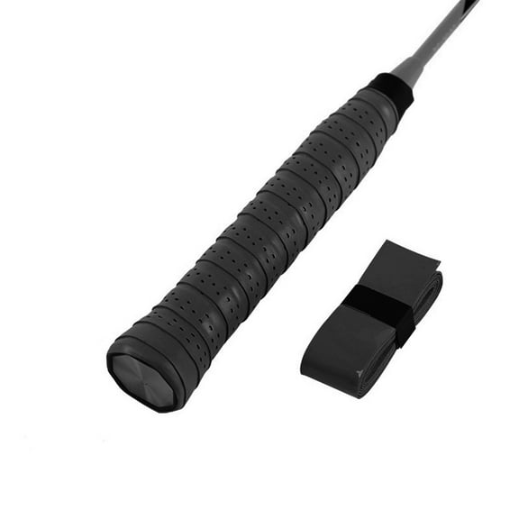 BESTSKY 2Pcs Grip Tape Tennis Racket Grip Tape Tennis Grip Tape,Black