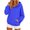 48#Royal Blue, variant on Oversized Hoodies for Women Plain Fleece Long Sleeve Sweatshirt Casual Basic Pullover Fall Winter Clothes White 2XL