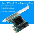 FCPCIE to SATA Adapter,4Port PCIE to SATA 3.0 Expansion Controller