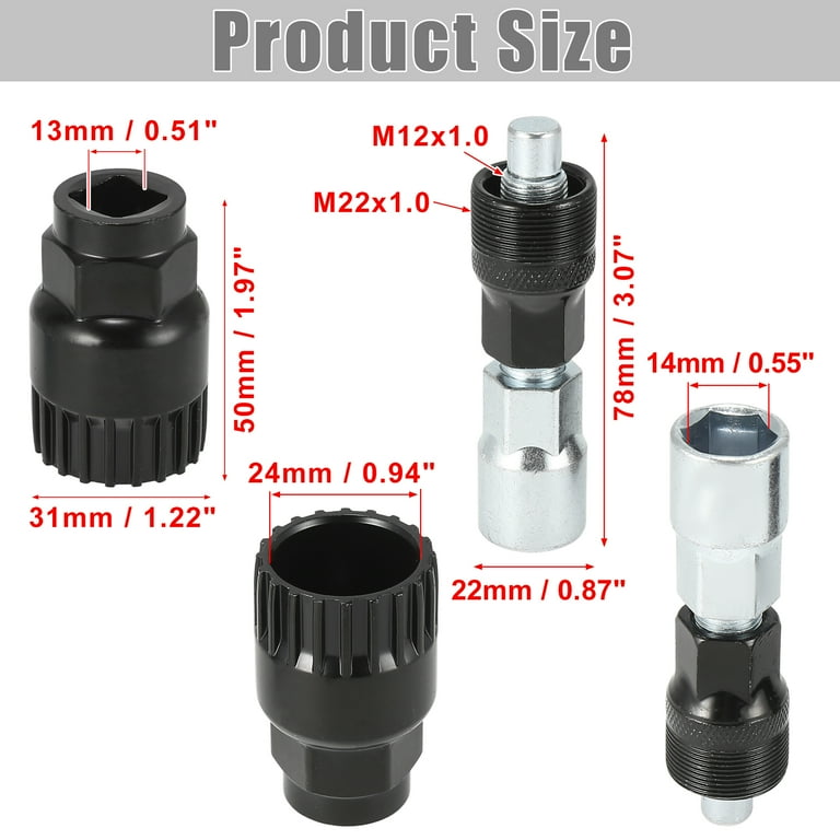 Square taper 2024 bottom bracket removal