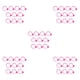 thumbnail image 2 of Wosthever 10 piezas de anillo de silicona reutilizables para sellar bolsas de repostería lazos utensilios para hornear decoración de galletas Type2 NO2, 2 of 6