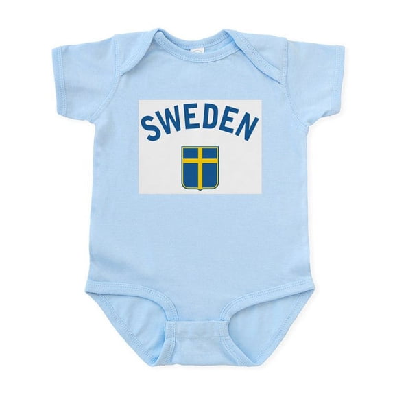 CafePress - Sweden Infant Bodysuit - Baby Light Bodysuit, Size Newborn - 24 Months