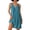Lake Blue, variant on Sleeveless Nightgown for Women Racerback Sleep Shirt Soft Nightshirt Summer Nightwear