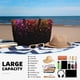 thumbnail image 5 of Fotbe Colorful Sparkling Bolsa de Viaje para Playa - Resistente al Agua, Bolsa Tote de Gran Capacidad y Ligera con 7 Bolsillos para Mujeres y Hombres, 5 of 7