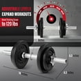 thumbnail image 3 of Ensemble d'Haltères Yes4All Réglables 18 kg en Fonte pour Gym à Domicile, 3 of 6