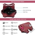 thumbnail image 5 of Sunyuer Vintage Hobo Bag for Women - Large Capacity Crossbody Shoulder Handbag with Multi Pockets, 3-Way Carry, Adjustable Strap, 5 of 7