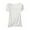 White, variant on Uaswgudfs Women's Summer Soft Cotton Scoop Neck Sleep Pajama Top, Loose-Fit PJs Shirt with Short Sleeve, Comfortable Nightwear & Loungewear