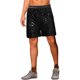 thumbnail image 5 of Pantalones cortos de lentejuelas Argyle Inspire Chic para hombres, cortos metálicos elásticos de cintura disco brillantes y calientes con bolsillo 32 negro, 5 of 5