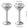 thumbnail image 2 of TABLETREANDS 2Ud Sujetadores Decorativos Para En Aleación De Zinc Color Plateado, 2 of 7