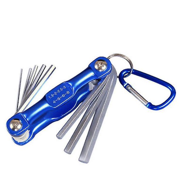 Juego de llaves Allen plegables Juego de destornilladores hexagonales métricos y Torx Juego de 8 piezas hexagonales internas Torx métricas. Afortunado Sencillez