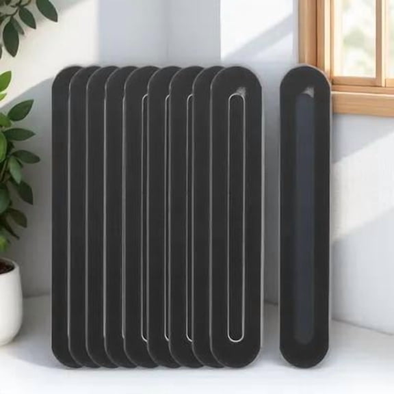 WRITWAA Adjustable Furniture Brace Flat Mending Plates Black Stainless Steel Repair Hardware