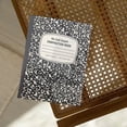 thumbnail image 4 of WHEANG Wide Ruled Notebook Composition Notebooks Wide Ruled Composition Book Wide Notebook PaperSewn Binding Cover Assorted Colors, 4 of 4
