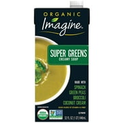 Imagine Foods Organic Creamy Soup Super Greens 32 fl oz Pack of 4