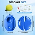thumbnail image 4 of Tennis Ball Training Baseboard, 2026 Updated Tennis Trainer Equipment Set, Tennis Trainer Ball with String, Multifunction Tennis Practice Rebounder for Backyard, Tennis Self Training Tool, 4 of 5